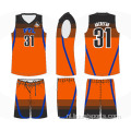 Beste basketbal uniform ontwerp kleur blauw basketbal